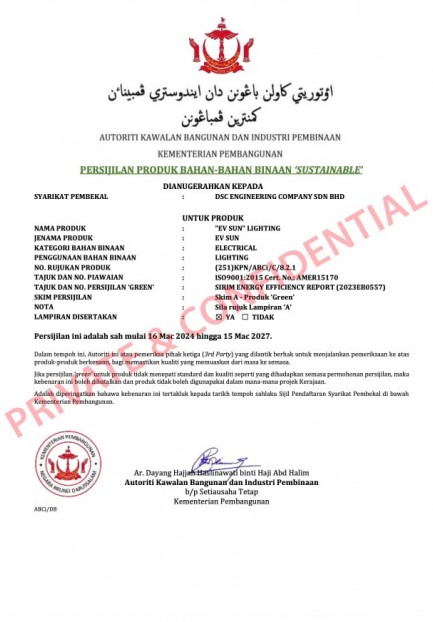 Brunei Certification (ABCi)