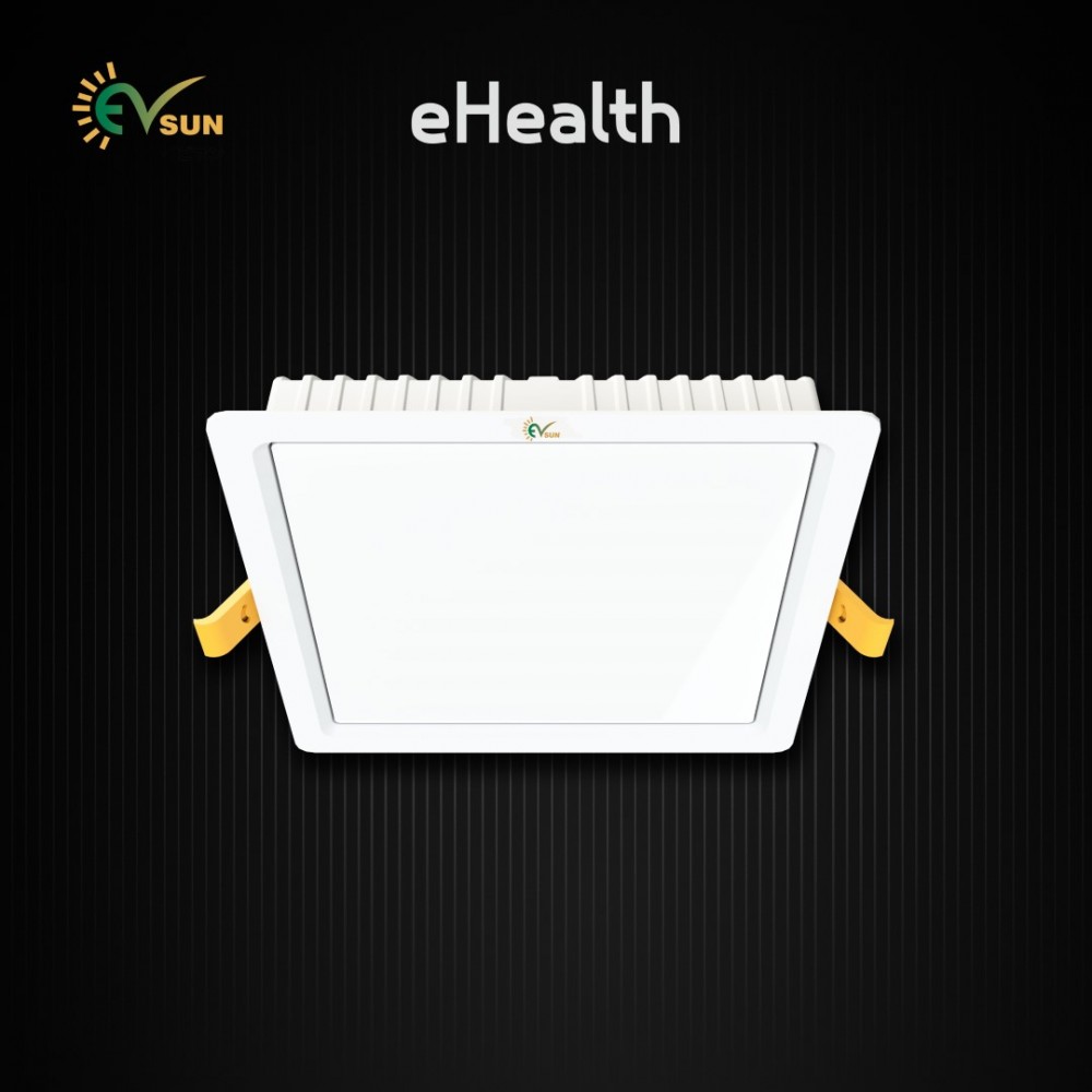 EV Sun eHealth Recessed Downlight (Square)